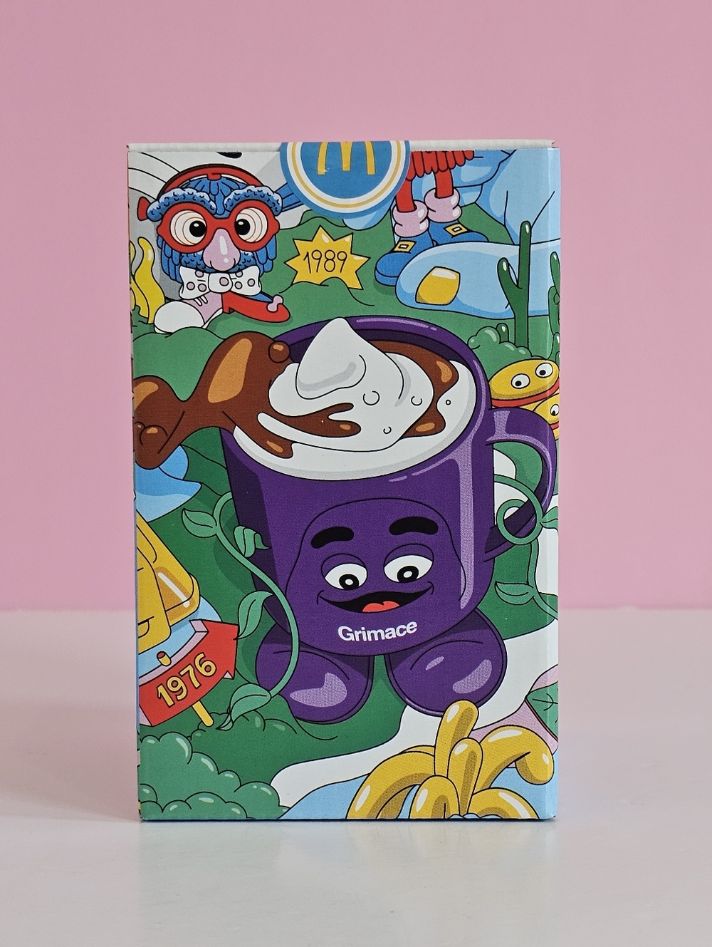 McDonald's Canada 2024 Grimace/Nanoblock Glass, New In Box